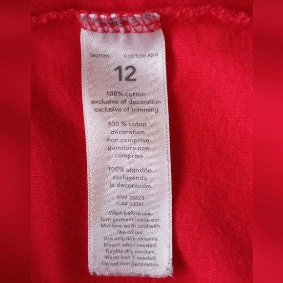 CARTER'S BOYS' RED BASEBALL LONG SLEEVE 2PCS PAJAMA SET. SIZE 12. - Picture 15 of 15